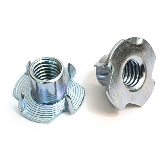 IEUYO T-Nut Assortment Kit Four Pronged Zinc Plated Steel Tee Nut 3/16 1/4 5/16 80Pcs/3Sizes Wood for Rock Climbing Holds Cabinetry etc Tee Blind Nut IEUYO T-Nut Assortment Kit Four Pronged Zinc Plated Steel Tee Nut 3/16 1/4 5/16 80Pcs/3Sizes Wood for Rock Climbing Holds Cabinetry etc Tee Blind Nut
